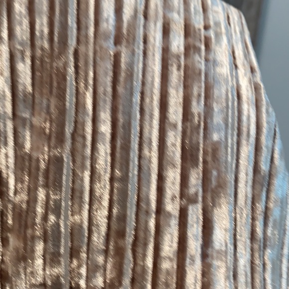 Black Halo - Shimmery velvet champagne jumpsuit - Picture 5 of 10